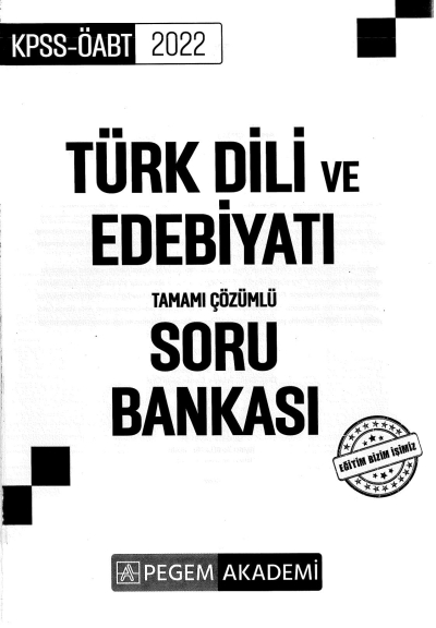 TAMAMI ÇÖZÜMLÜ SORU BANKASI