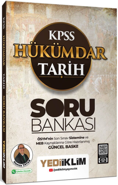 KPSS Tarih Hükümdar Soru Bankası Yediiklim Yayınları