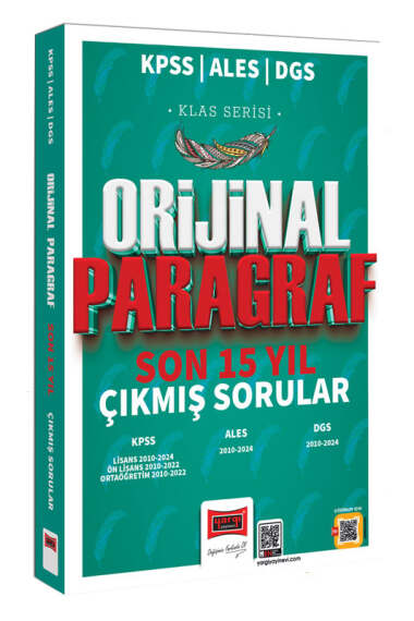 2025 KPSS ALES DGS Klas Serisi Orijinal Paragraf Son 15 Yıl Çıkmış Sorular Yargı Yayınları