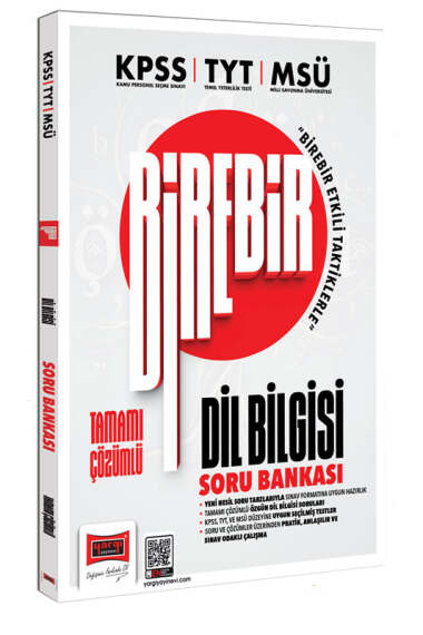 Birebir Tamamı Çözümlü Dil Bilgisi Soru Bankası Yargı Yayınları