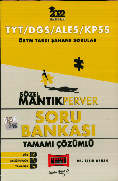 ÖSYM TARSI ŞAHEN SORULAR SÖZEL MANTIK PERVER SORU BANKASI Fotokopi.SHOP - Öğrencilerin Marketi!