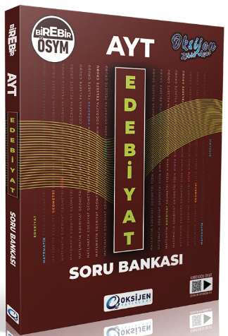 AYT Edebiyat Soru Bankası Çözümlü Oksijen Yayınları