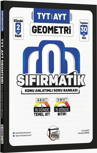 TYT AYT Geometri Sıfırmatik Konu Anlatımlı Soru Bankası Ders Platosu
