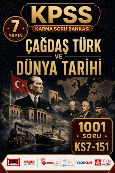 Çağdaş Türk ve Dünya Tarihi 7 Yayın 1001 Soru