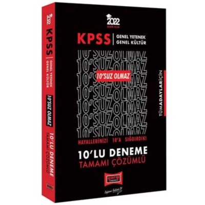 GKGY ONSUZ OLMAZ 10LU TÜM DERSLER ÇÖZÜMLÜ DENEME Fotokopi.SHOP - Öğrencilerin Marketi!