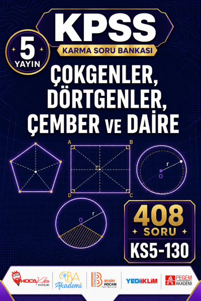 Çokgenler, Dörtgenler, Çember ve Daire 5 Yayın 408 Soru