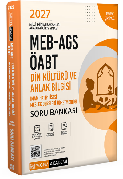 2027 ÖABT Din Kültürü ve Ahlak Bilgisi Öğretmenliği Soru Bankası Çözümlü Pegem Akademi Yayınları