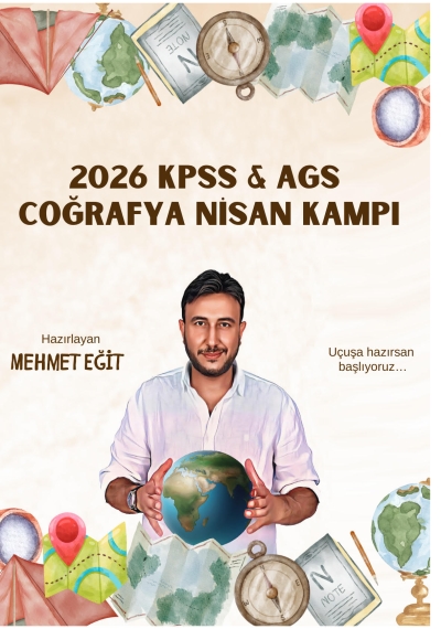 2026 KPSS AGS Coğrafya Nisan Kampı Mehmet Eğit
