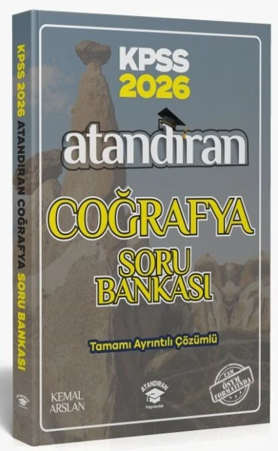 KPSS Coğrafya Atandıran Soru Bankası Çözümlü Atandıran Yayınları Fotokopi.SHOP - Öğrencilerin Marketi!