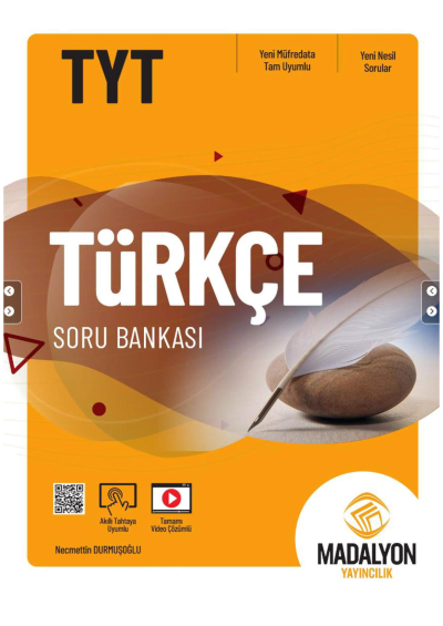 TYT Türkçe Soru Bankası Madalyon Yayınları