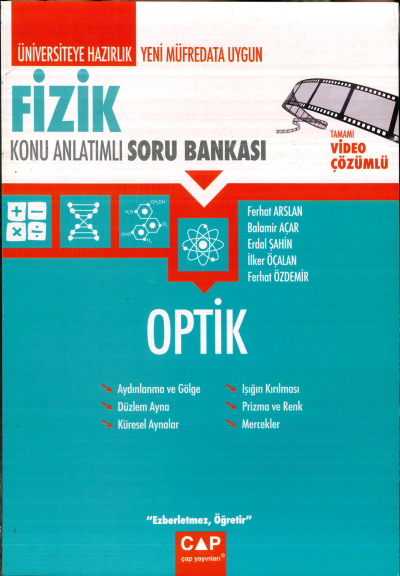 TYT-AYT FİZİK OPTİK KONU ANLATIMLI SORU BANKASI