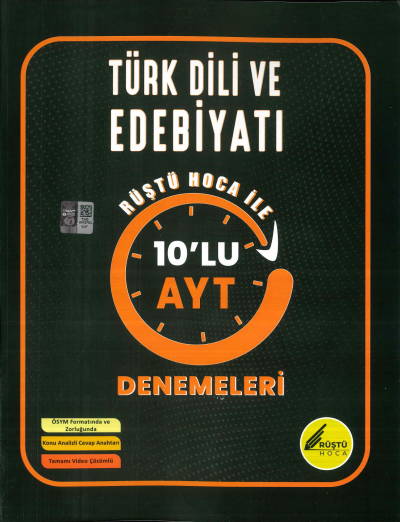 AYT Türk Dili ve Edebiyatı 10 lu Denemeleri Rüştü Hoca Fotokopi.SHOP - Öğrencilerin Marketi!