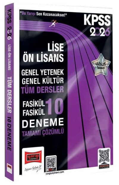 2026 KPSS GKGY Lise Ön Lisans Tüm Dersler Fasikül Fasikül Tamamı Çözümlü 10 Deneme Yargı Yayınları