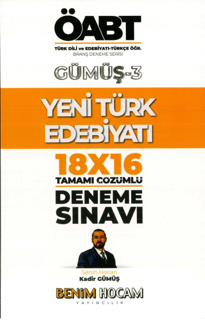 YENİ TÜRK EDEBİYATI 18X16 ÇÖZÜMLÜ DENEME GÜMÜŞ-3