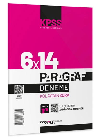 6x14 Paragraf Tamamı Video Çözümlü Deneme 2024 KPSS Yeni Nesil