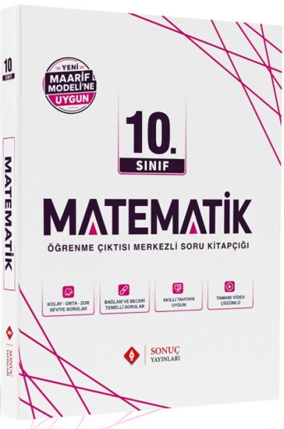 10. Sınıf Matematik Maarif Modele Uygun Modüller Set Sonuç Yayınları