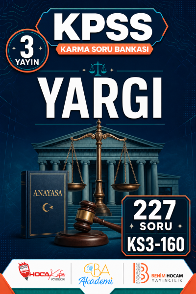 Yargı 3 Yayın 227 Soru (Benim Hocam - CBA - Hoca Kafası Yayınları)