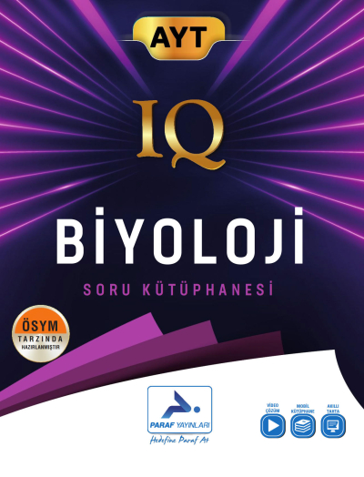 AYT Biyoloji IQ Soru Kütüphanesi Paraf Yayınları Fotokopi.SHOP - Öğrencilerin Marketi!