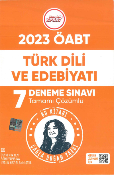 7 DENEME SINAVI TAMAMI ÇÖZÜMLÜ