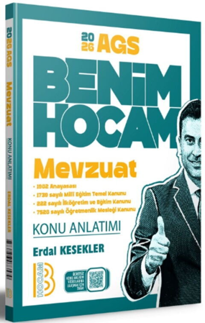 2026 KPSS AGS Mevzuat Konu Anlatımı Benim Hocam Yayınları
