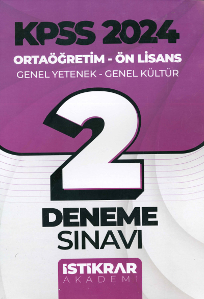 2 DENEME SINAVI GY GK