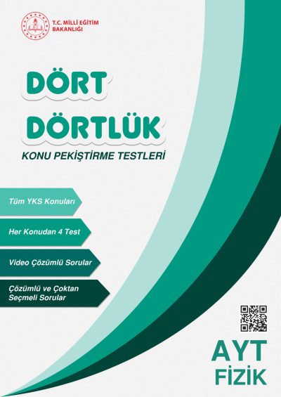 Dört Dörtlük Konu Pekiştirme Testleri AYT Fizik Fotokopi.SHOP - Öğrencilerin Marketi!