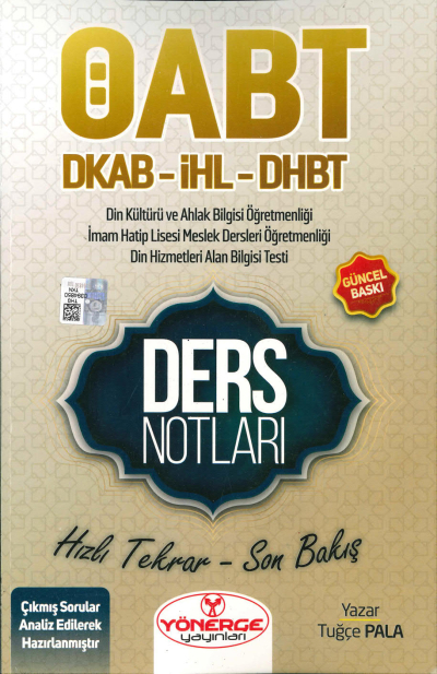 DKAB İHL DHBT DERS NOTLARI