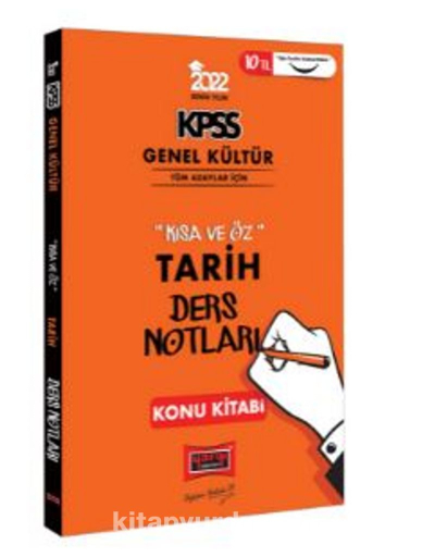 KPSS Tarih Kısa ve Öz Ders Notları Konu Kitabı