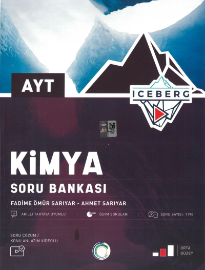 AYT ICEBERG Kimya Soru Bankası Orta Düzey