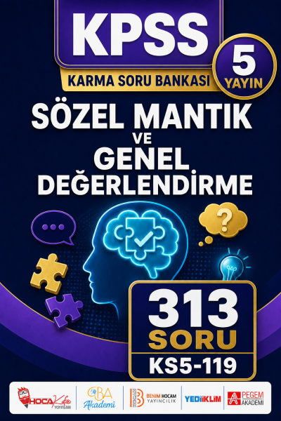 Sözel Mantık ve Genel Değerlendirme 5 Yayın 313 Soru