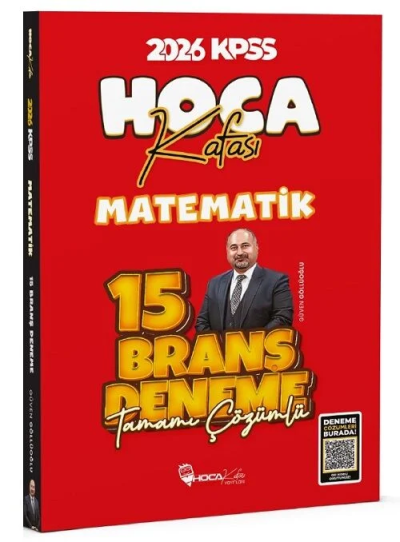 2026 KPSS Matematik 15 Deneme Çözümlü Hoca Kafası Yayınları