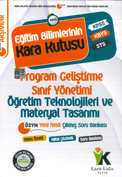 PROG. GELİŞ. SINIF YÖN. ÖĞRT. TEKN. MAT. TSRM. KONU ÖZETLİ DİJİTAL ÇÖZ. SORU BANKASI