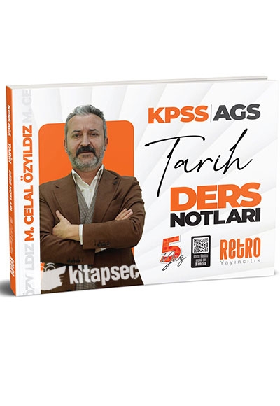2026 KPSS AGS Genel Kültür Tarih Ders Notları Retro Yayıncılık