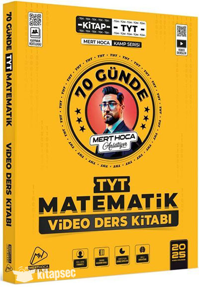 2025 70 Günde TYT Matematik Kampı Video Ders Kitabı Mert Hoca