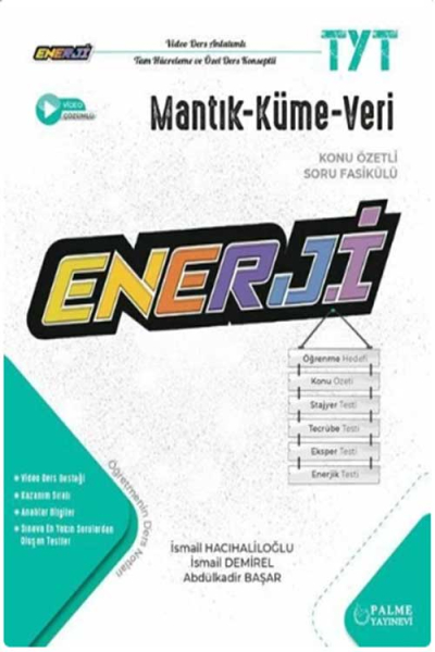 TYT Mantık Küme ve Veri Enerji Konu Özetli Soru Fasikülü