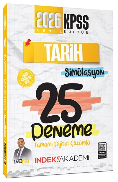 2026 KPSS Tarih Simülasyon 25 Deneme Çözümlü - İndeks Akademi Yayıncılık
