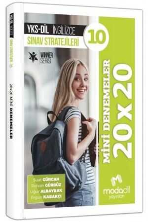 YKS DİL İngilizce Sınav Stratejileri 10 Mini Denemeler 20x20 Modadil Yayınları