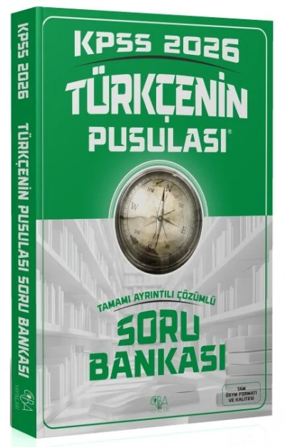 2026 KPSS Türkçenin Pusulası Soru Bankası Çözümlü CBA Yayınları Fotokopi.SHOP - Öğrencilerin Marketi!