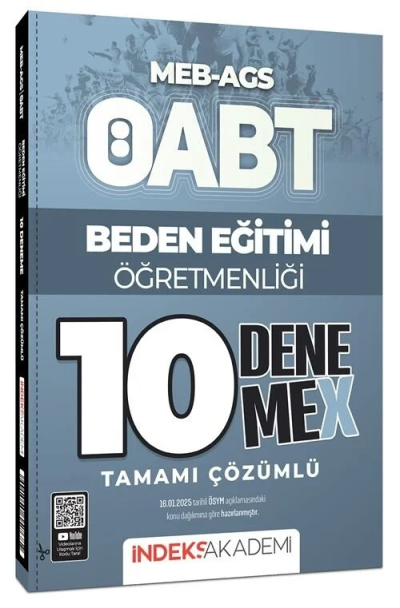 2026 ÖABT MEB-AGS Beden Eğitimi Öğretmenliği 10 DenemeX Çözümlü İndeks Akademi Yayıncılık