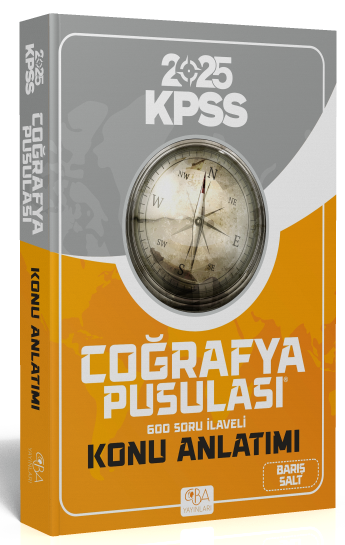 2025 KPSS Coğrafya Pusulası Konu Anlatımlı CBA Akademi Fotokopi.SHOP - Öğrencilerin Marketi!
