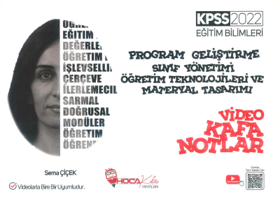 PROGAM SINIF MATERYAL VİDEO KAFA NOTLAR