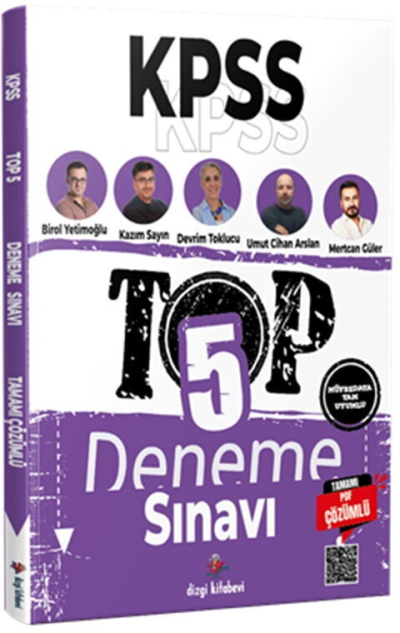 2026 KPSS TOP 5 Tamamı PDF Çözümlü Fasiküller Halinde 5 Deneme Sınavı Dizgi Kitap