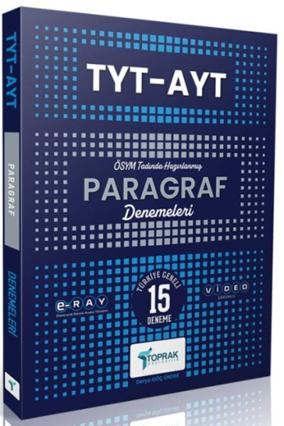 TYT AYT Paragraf Deneme Toprak Yayıncılık