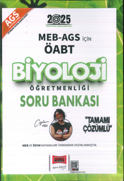 2025 MEB AGS ÖABT Biyoloji Öğretmenliği Soru Bankası Yargı Yayınları