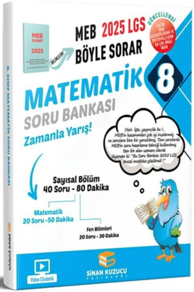 8. Sınıf LGS Matematik Soru Bankası Sinan Kuzucu
