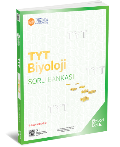 2025 Model TYT Biyoloji Soru Bankası Üç Dört Beş Yayınları