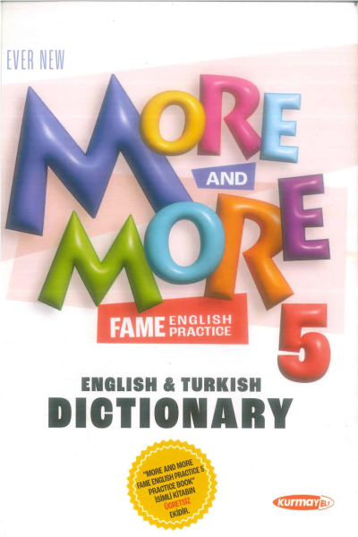 More And More 5 English Turkish Dictionary