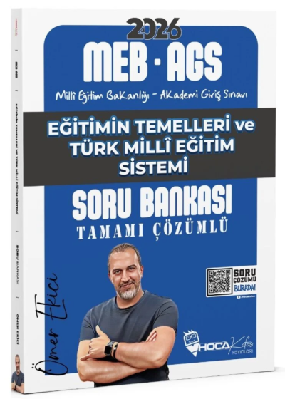 2026 MEB-AGS Eğitimin Temelleri ve Türk Milli Eğitim Sistemi Soru Bankası Çözümlü Hoca Kafası Yayınları