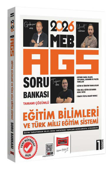 2026 MEB-AGS Eğitim Bilimleri ve Türk Milli Eğitim Sistemi Soru Bankası Modül 1 Çözümlü Yargı Yayınları
