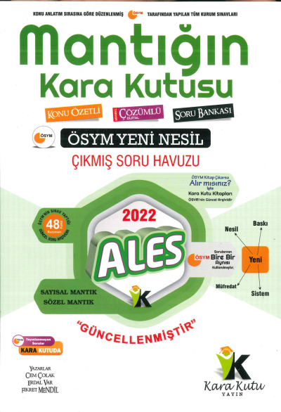 MANTIĞIN KARA KUTUSU SAYISAL*SÖZEL MANTIK
